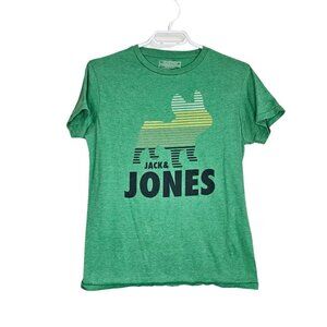 jack jones t-shirt, Green, Size XS